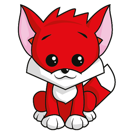 Red Fox cartoon characters for Kids | Online English Courses for Kids