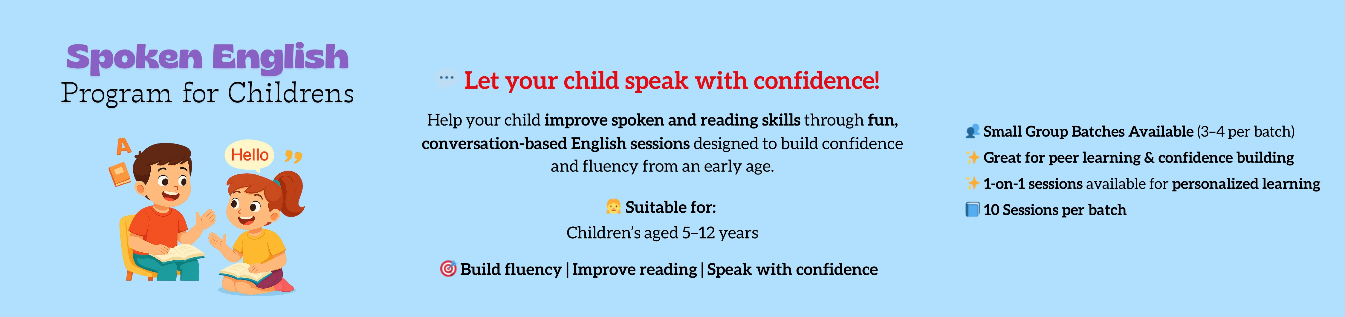 Spoken English Kids - Instructor LED Web